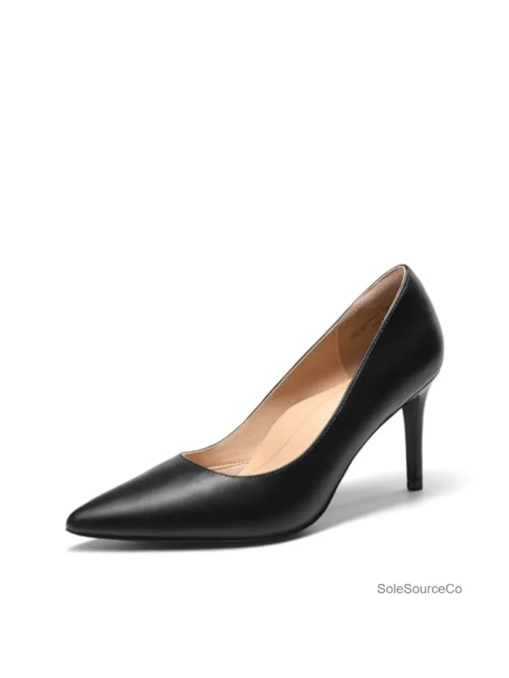 Women's Pointed Toe Stiletto Heels Faux Leather Dress Pumps